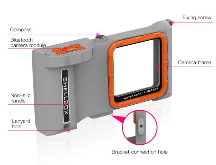 ⁦غطاء إحترافي للهاتف ومقاوم للماء - WaterProof Case⁩ - الصورة ⁦5⁩