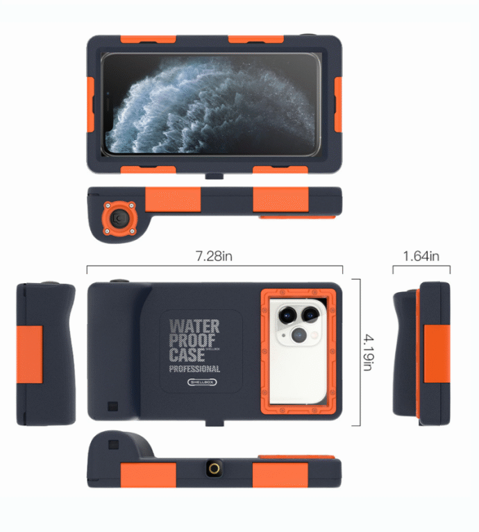 ⁦غطاء احترافي مقاوم للماء 15متر - Waterproof Case⁩ - الصورة ⁦6⁩
